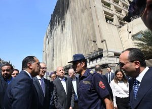 رئيس الوزراء يتفقد سنترال رمسيس ويوجه بالإسراع في خطة التعافي بعد الحريق - 1 - سيناء الإخبارية