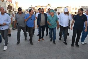 زيارة ميدانية رفيعة لمتابعة التطوير السياحي والخدمي على أرض الواقع - 1 - سيناء الإخبارية