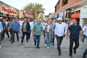زيارة ميدانية رفيعة لمتابعة التطوير السياحي والخدمي على أرض الواقع - 3 - سيناء الإخبارية