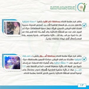 سلامة الغذاء : حملات رقابية مكثفة وتشديد الرقابة على الأسواق والموانئ - 27 - سيناء الإخبارية