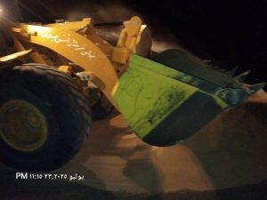 محافظة جنوب سيناء ترفع الرمال المتراكمة من طريق "رأس سدر – أبو زنيمة" - 9 - سيناء الإخبارية