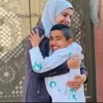 آخر رسالة من أم فلسطينية قبل استشهادها بمجزرة مجمع ناصر الطبي - 1 - سيناء الإخبارية