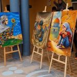 معرض سنوي يضيء إبداعات طلاب الرسم في دار الأوبرا المصرية - 1 - سيناء الإخبارية