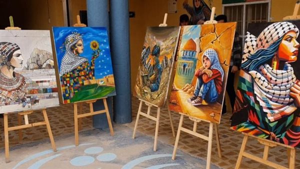 معرض سنوي يضيء إبداعات طلاب الرسم في دار الأوبرا المصرية - 1 - سيناء الإخبارية
