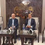 محافظ شمال سيناء يستقبل وزير الخارجية ورئيس الوزراء الفلسطيني بمطار العريش الدولي - 1 - سيناء الإخبارية
