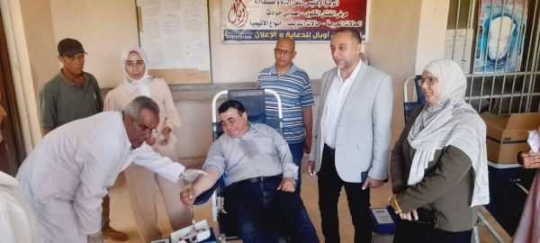 شمال سيناء تطلق حملة التبرع بالدم تحت شعار "أنقذ حياة بقطرة دم" - 1 - سيناء الإخبارية