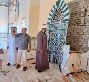 مدير أوقاف شمال سيناء يتفقد إنشاء مسجد الشيخ خلف بقرية الجورة تمهيدًا لافتتاحه - 9 - سيناء الإخبارية