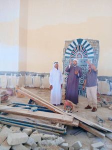 مدير أوقاف شمال سيناء يتفقد إنشاء مسجد الشيخ خلف بقرية الجورة تمهيدًا لافتتاحه - 3 - سيناء الإخبارية