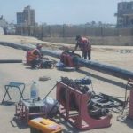 أكبر مشروع مائي لتأمين مياه الشرب للسكان والنازحين في المواصي - 1 - سيناء الإخبارية