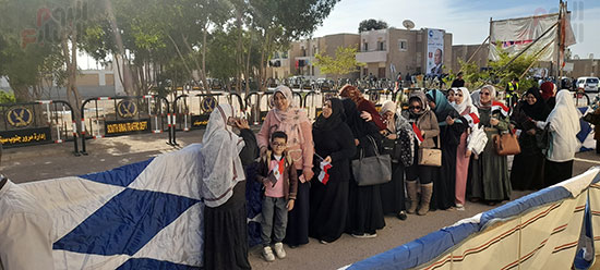 بدو جنوب سيناء يرفعون الأعلام ويشاركون بحماس في انتخابات مجلس الشيوخ - 1 - سيناء الإخبارية