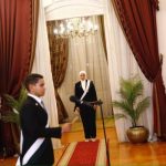 القضاة والقاضيات الجُدد يؤدون اليمين القانونية أمام رئيس مجلس الدولة - 1 - سيناء الإخبارية