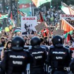 احتجاجات مؤيدة لفلسطين تُوقف ختام طواف إسبانيا للدراجات - 1 - سيناء الإخبارية