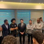 وزير الشباب يودع المنتخب الوطني تحت 20 سنة قبل رحلة المونديال بتشيلي - 1 - سيناء الإخبارية