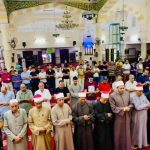 خسوف القمر يوحد المصلين في مسجد النصر بالعريش - 1 - سيناء الإخبارية